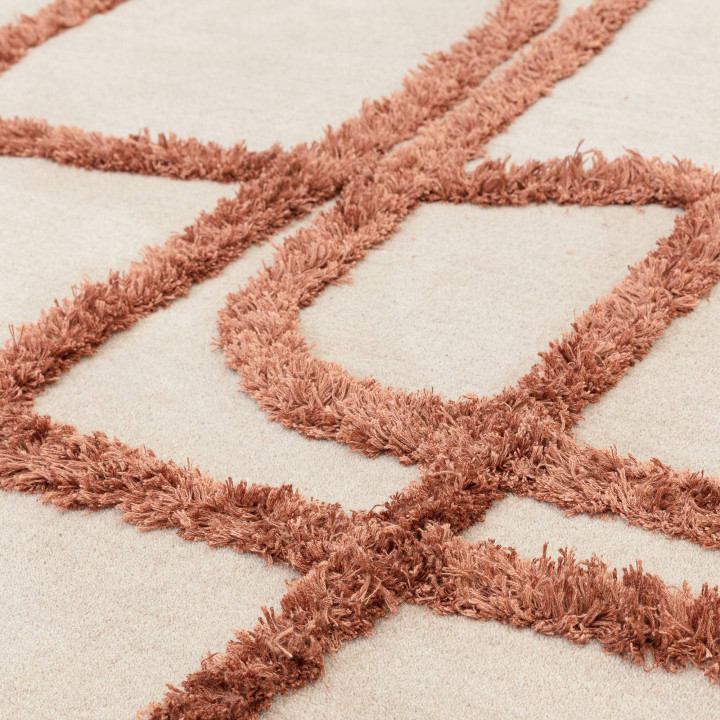 Tappeto Matrix astratto beige e marrone 120x170