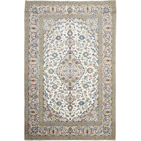 Kashan 194x296 Cm Kashan, Persia, Hand-carded Wool,