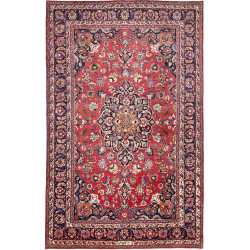 Mashad 203x322 Cm Mashad, Persia, Hand-carded Wool (cotton