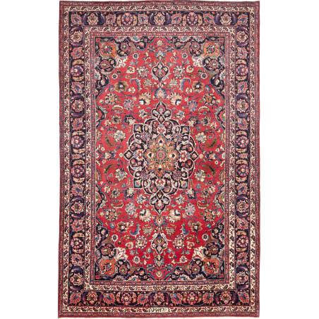 Mashad 203x322 Cm Mashad, Persia, Hand-carded Wool (cotton