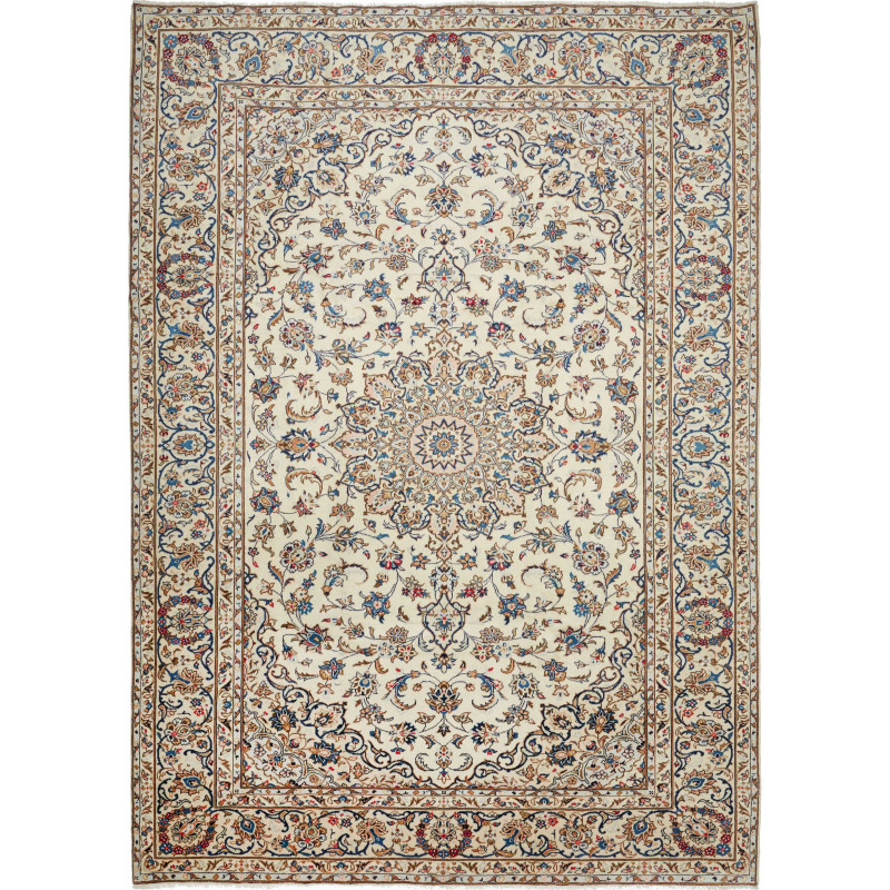 Kashan 244x345 Cm Kashan, Persia, Hand-carded Wool (warp: