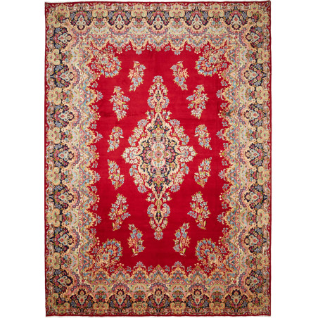 Kerman 304x421 Cm Kerman Persia Hand-carded Wool