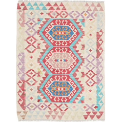 Hand Made Rug Kilim Afghanistan 106x138 Cream R