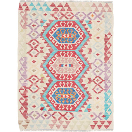 Hand Made Rug Kilim Afghanistan 106x138 Cream R