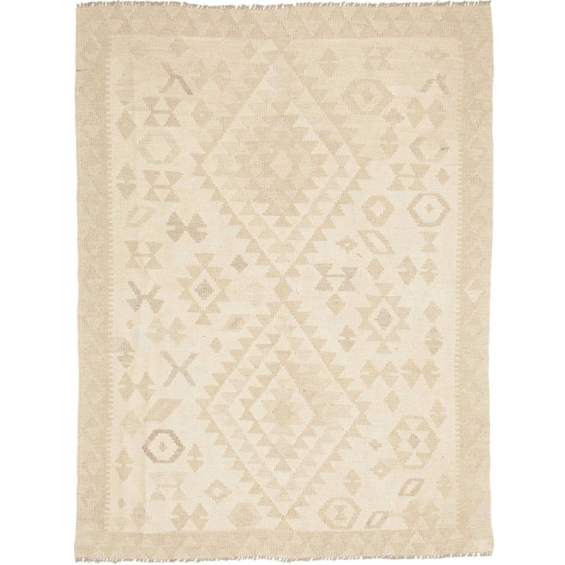 Hand Made Rug Kilim Afghanistan 127x170 Beige C