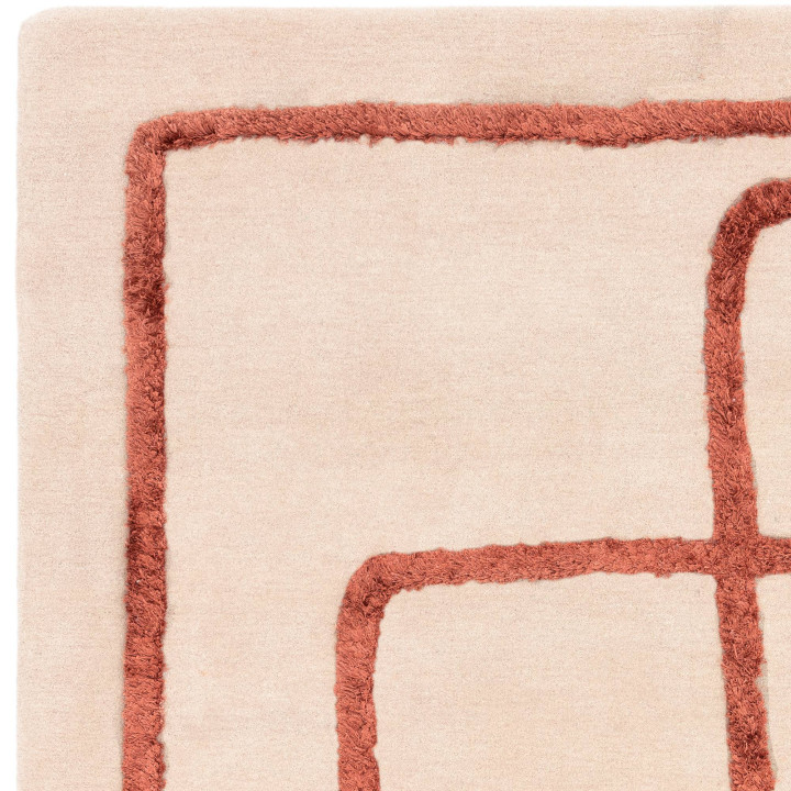 Tappeto Matrix astratto beige e marrone 200x300
