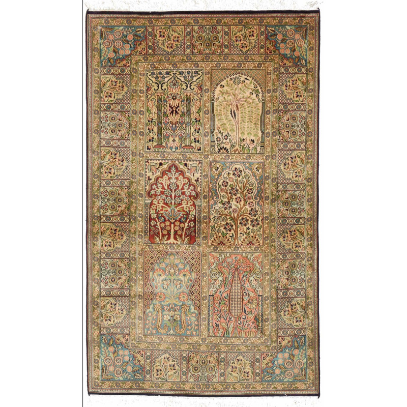 Kashmir 92x154 Cm Kashmir India Silk
