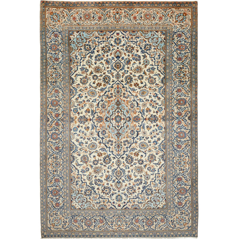 Kashan 202x307 Cm Kashan, Persia, Hand-carded Wool (warp: