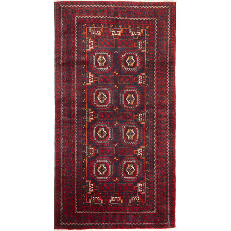 Baluch 107x202 Cm Baluch, Persia, Hand-carded Wool (warp: