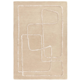 Rug Matrix abstract beige ivory 120x170 cm