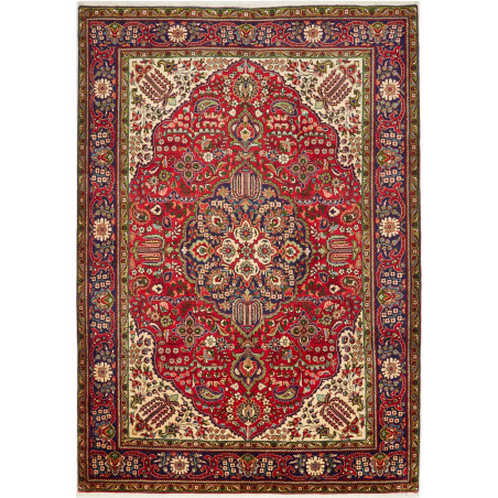 Tabriz 208x297 Cm Tabriz, Persia, Hand-carded Wool (warp: