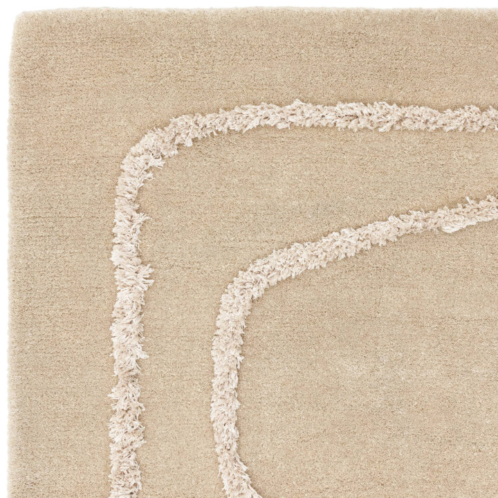 Rug Matrix abstract beige ivory 120x170 cm