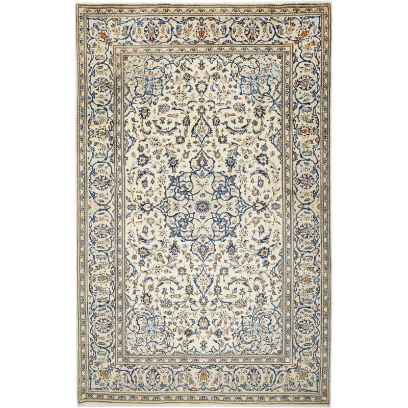 Kashan 193x308 Cm Kashan, Persia, Hand-carded Wool (warp: