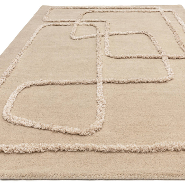 Tappeto Matrix astratto beige e avorio 200x300 c