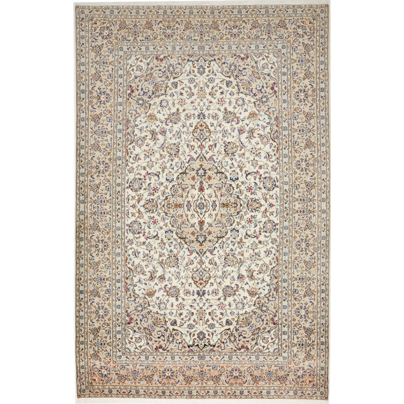 Kashan 204x320 Cm Kashan, Persia, Hand-carded Wool (warp: