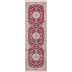 Nain 9la 90x309 Cm Nain 9la, Persia, Hand-carded Wool And