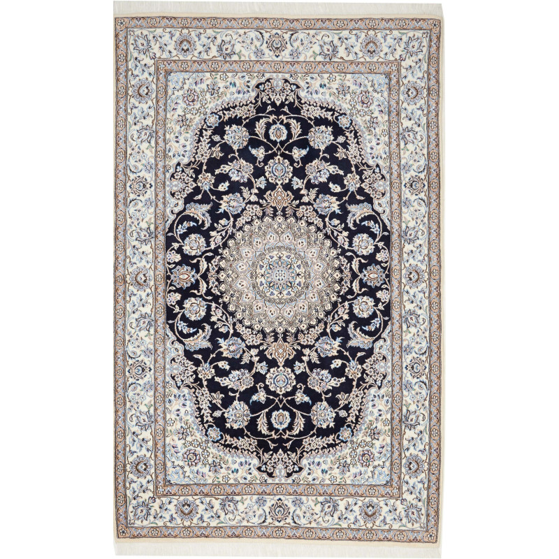 Nain 9la 160x261 Cm Nain 9la, Persia, Hand-carded Wool And