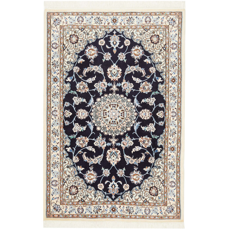 Nain 9la 101x150 Cm Nain 9la Persia Hand-spun Wool And Silk