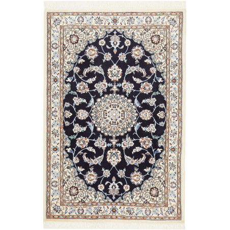 Nain 9la 101x150 Cm Nain 9la Persia Hand-spun Wool And Silk