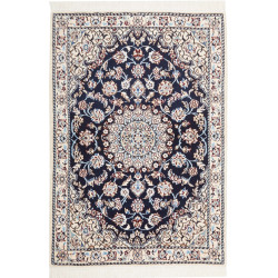 Nain 9la 81x119 Cm Nain 9la, Persia, Hand-spun Wool And Silk