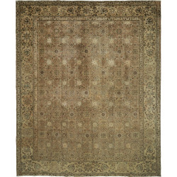 Vintage 300x370 Cm Vintage Persia, Hand-carded Wool (warp: