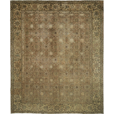 Vintage 300x370 Cm Vintage Persia, Hand-carded Wool (warp: