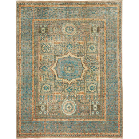 Mamlouk 147x190 Cm Mamlouk Pakistan Hand-carded Wool Cotton