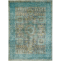 Rug Mamlouk Pakistan 147x204 Turquoise Gold