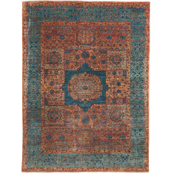Rug Mamlouk Pakistan 175x237 Teal Terracotta