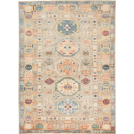 Kazak Fine 151x209 Cm Kazak Fine, Pakistan, Hand-carded Wool