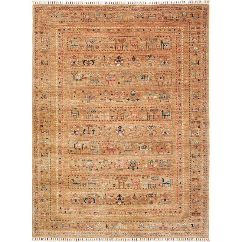 Rubin 150x196 Cm Rubin, Pakistan, Hand-carded Wool,