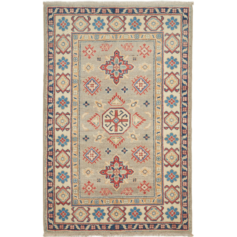 Kazak 83x125 Cm Kazak Afghanistan. Hand-carded Wool (warp