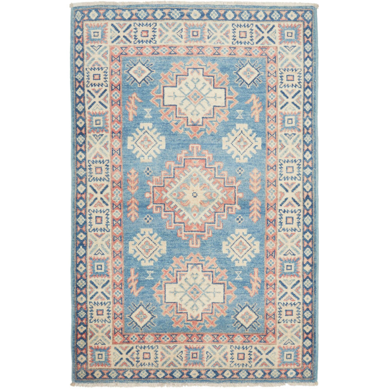 Kazak 82x127 Cm Kazak Afghanistan Hand-carded Wool (warp: