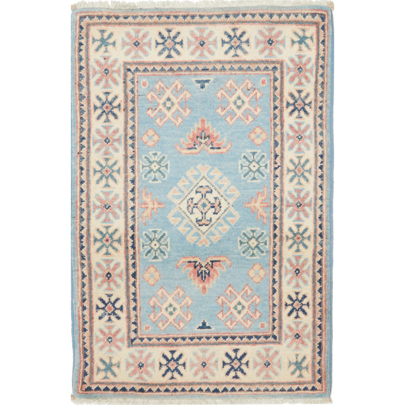 Kazak 61x94 Cm Kazak, Afghanistan, Hand-carded Wool (warp: