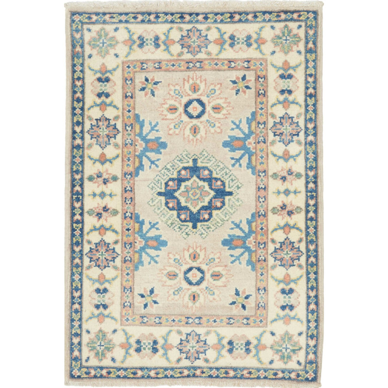 Kazak 60x85 Cm Kazak Afghanistan Hand-carded Wool