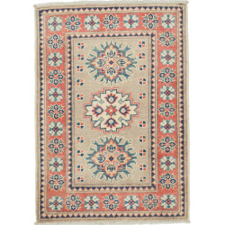 Kazak 64x90 Cm Kazak Afghanistan Hand-carded Wool Cotton