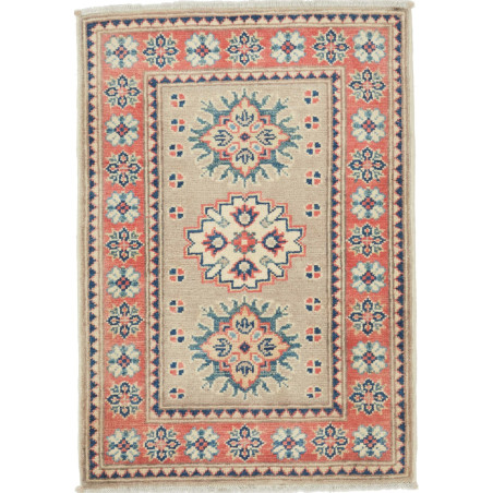 Kazak 64x90 Cm Kazak Afghanistan Hand-carded Wool Cotton