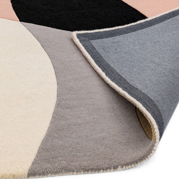 Tappeto Matrix astratto beige e rosa 200x300 cm