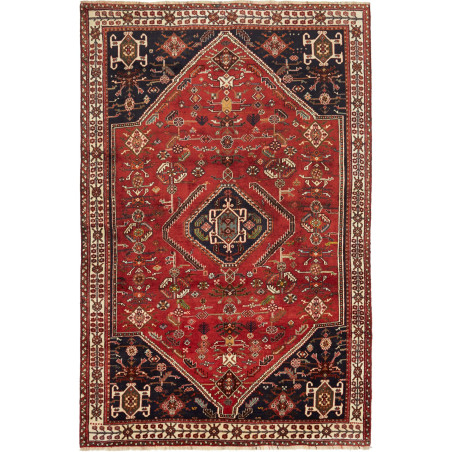 Shiraz 158x246 Cm Shiraz, Persia, Hand-carded Wool (cotton