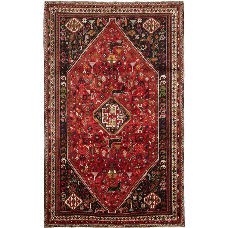 Shiraz 183x295 Cm Shiraz, Persia, Hand-carded Wool (warp: