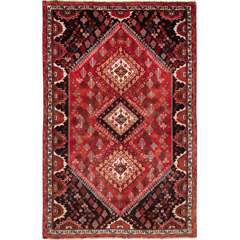 Shiraz 176x270 Cm Shiraz, Persia, Hand-carded Wool (cotton