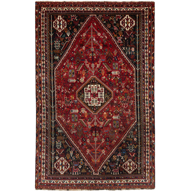 Shiraz 174x274 Cm Shiraz, Persia, Hand-carded Wool (warp: