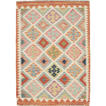Kilim 102x147 Cm Kilim Afghanistan Hand-carded Wool Cotton