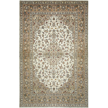 Kashan 198x312 Cm Kashan Persia Hand-carded Wool (warp:
