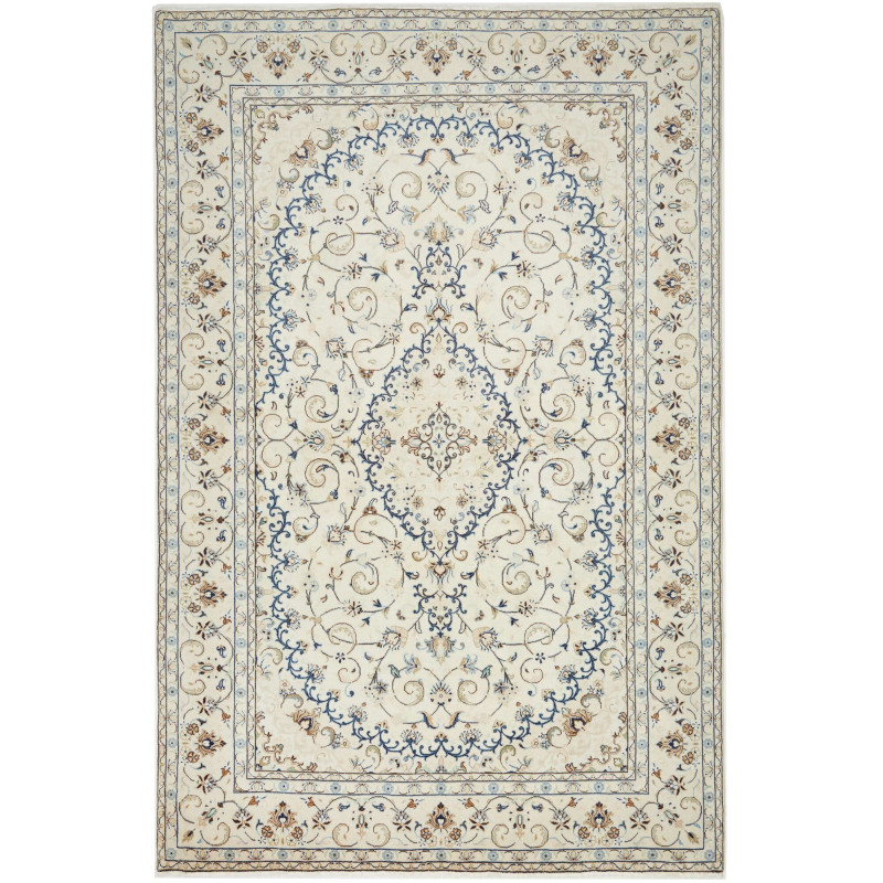 Kashan 194x296 Cm Kashan Persia Hand-carded Wool