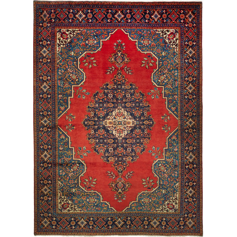 Wiss 270x380 Cm Wiss, Persia, Hand-carded Wool (warp: