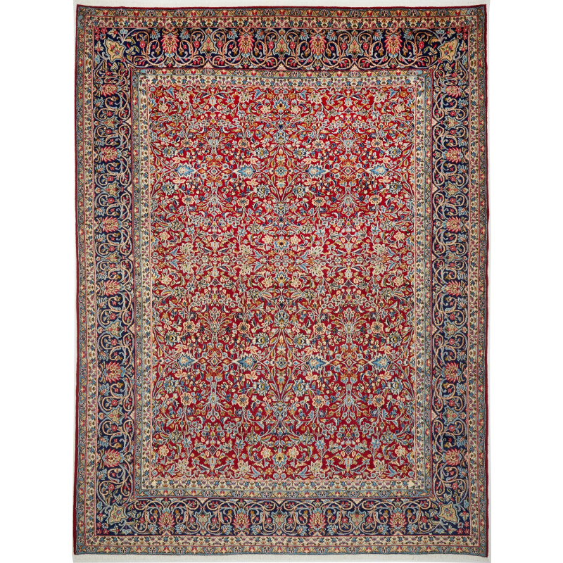 Kerman 258x350 Cm Kerman, Persia, Hand-carded Wool (warp: