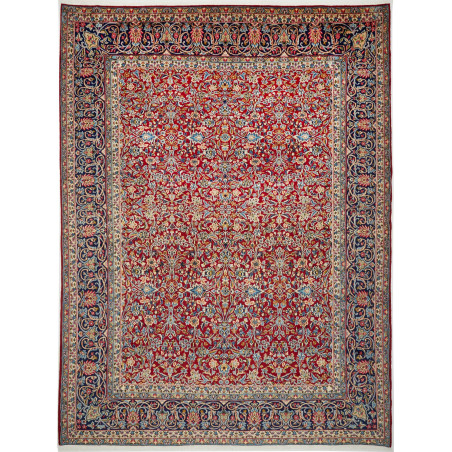 Kerman 258x350 Cm Kerman, Persia, Hand-carded Wool (warp: