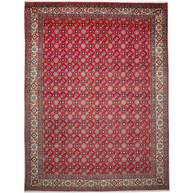 Varamin 293x388 Cm Varamin, Persia, Hand-carded Wool (warp: