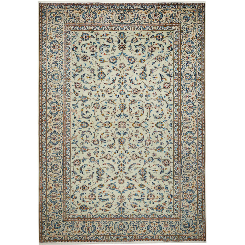 Kashan 243x350 Cm Kashan Persia Hand-carded Wool Cotton